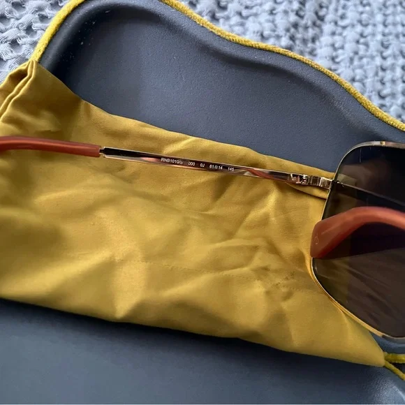 Rag & Bone 1010/S Rose Gold Aviator's - Picture 7 of 7